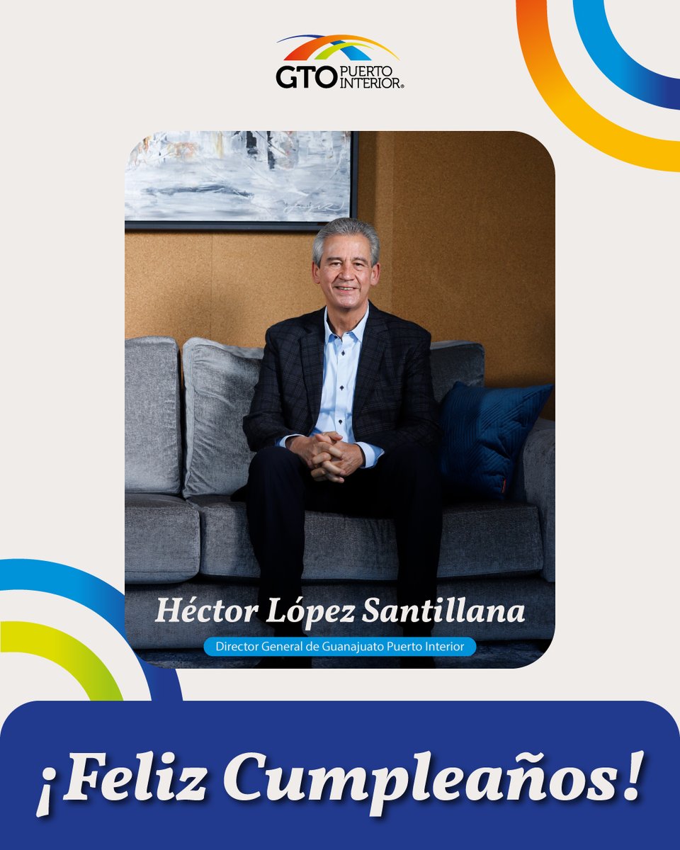 PuertoInterior's tweet image. Hoy reconocemos el compromiso, la visión y la capacidad de transformar ideas en proyectos que generan desarrollo, oportunidades y futuro para Guanajuato.

En este día especial, enviamos un mensaje de reconocimiento a nuestro director general @hlsantillana, deseándole un nuevo año…
