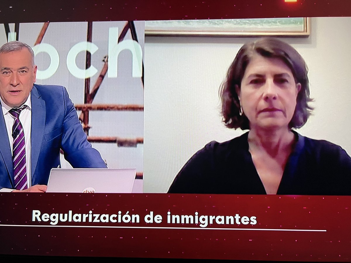 .<a href="/AnaAbrilF/">Ana Abril</a> coordinadora Incidencia Política de <a href="/_CARITAS/">Cáritas Española ✳️</a> en <a href="/Lanoche_24h/">La noche en 24 horas</a>:”La regularización extraordinaria de personas migrantes es una muestra de la sociedad que queremos ser: una sociedad que busca el bien común y defiende la dignidad de todas las personas”