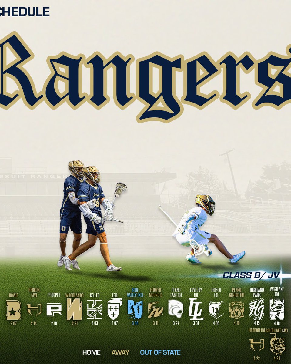 Jesuit Dallas Lacrosse 2026 Schedule #AMDG