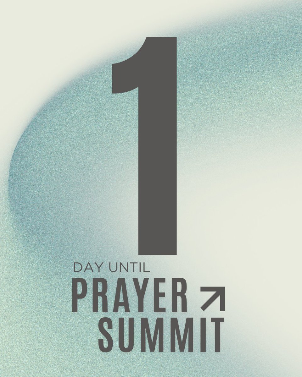 🚨 Prayer Summit West is TOMORROW! Don’t miss this chance to encounter God through powerful times of prayer, refreshing worship, and Spirit-filled moments.
 
📅 When: Monday, February 2 | 1 – 5 PM
BONUS: Student- led service | 8 PM
📍 Where: Northwest University | Kirkland, WA