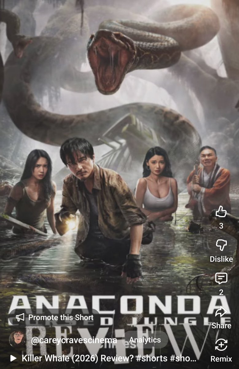 youtube.com/shorts/toeqv1p…
Check out my short for the anaconda movie we didn't know we needed?