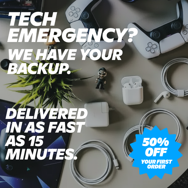gopuff's tweet photo. One order. Headphones + anything else you need.