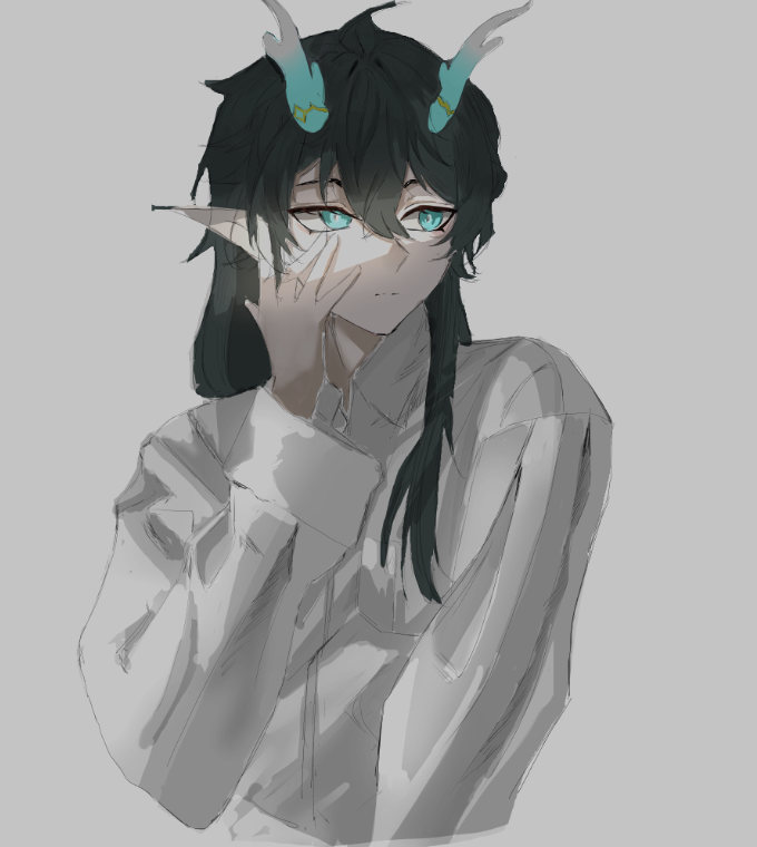 Gyo__31's tweet photo. WIP 
#Danheng #HSRFanart #HSR https://t.co/fJ6aR8ubIp