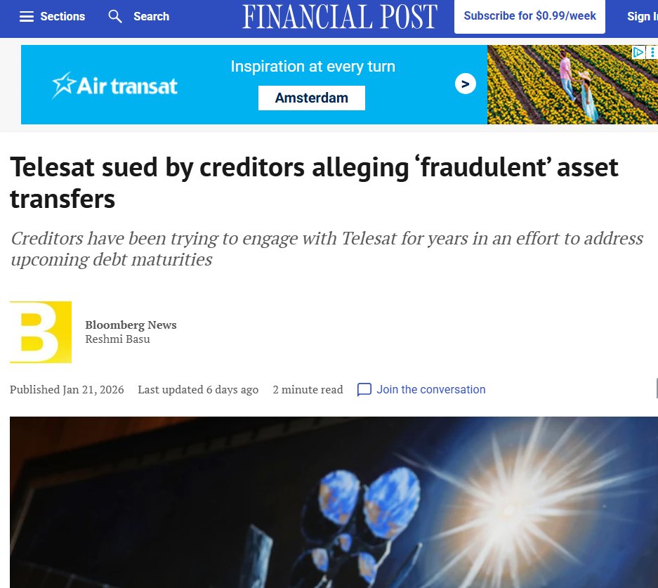 cbcwatcher's tweet image. "Canada’s Liberal party somehow used their deep cultural insecurity to justify wasting $2 bn of taxpayer money with a Liberal donor friend of PM Carney to ‘compete with Elon Musk and StarLink ’?"