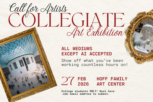 PACEartsiowa's tweet photo. 🎨 CALL FOR ARTISTS

We’re now accepting submissions for our Collegiate Art Exhibit on February 27 at the Hoff Center.

Submit your artwork 👉 https://t.co/5P1sAjODhO

#PACEArtsIowa #UNleashCB #ArtsMatte #Community #CallForArtists #CollegiateArt #StudentArtists #SupportTheArts https://t.co/YtWPeHJblc