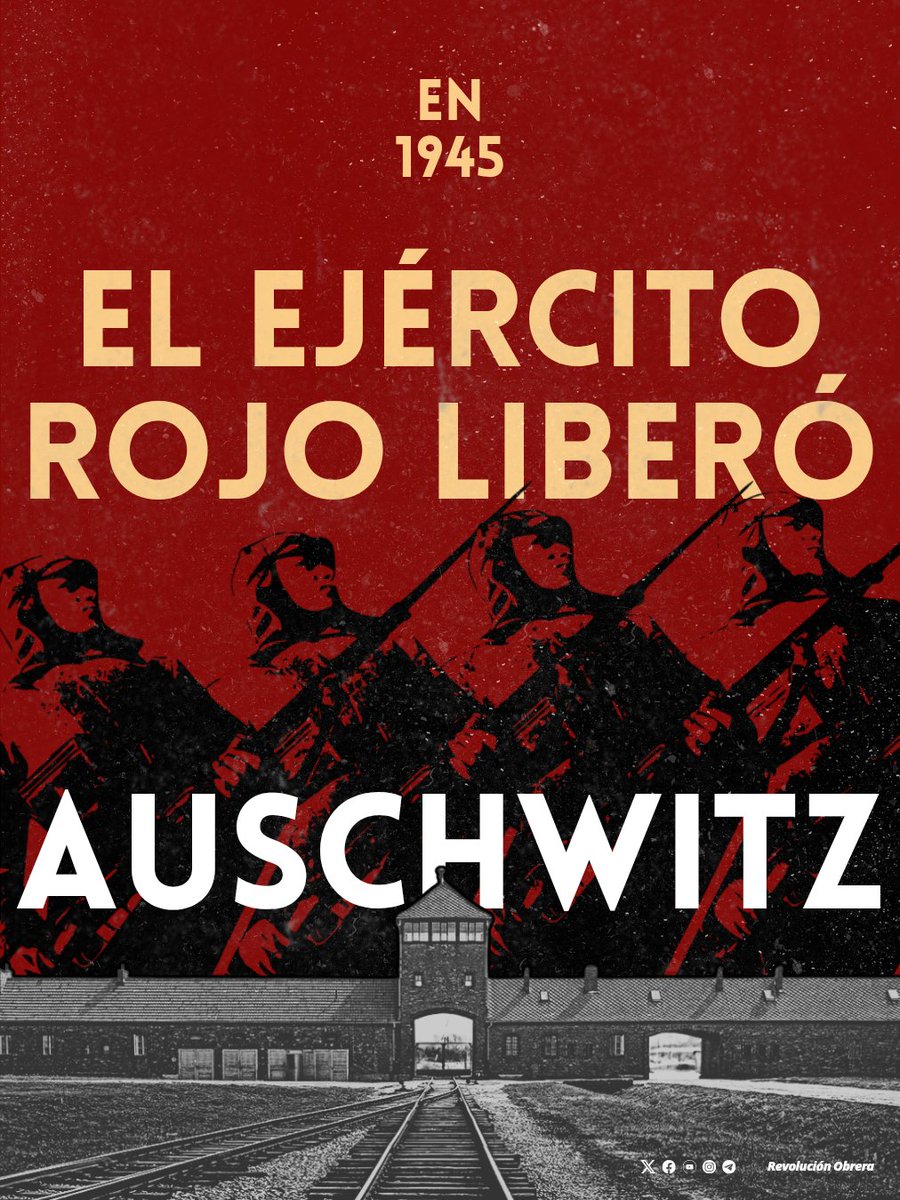 El 27 de enero de 1945 el mayor campo de exterminio nazi fue liberado por el Ejército Rojo; no fueron los estadounidenses ni los aliados europeos quienes regaron su sangre en Polonia para aplastar la bestia fascista y cerrar la que se conoce como «la fábrica de la muerte».