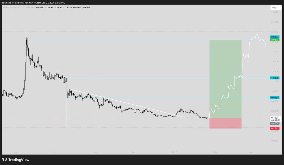 $WLD WORLDCOIN - Q1 ~ $2 TP