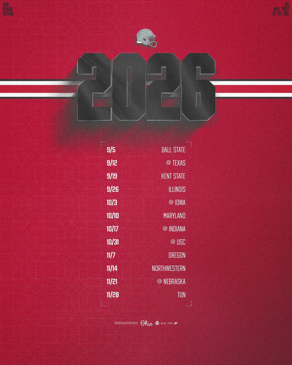 OhioStateFB's tweet image. 𝟐𝟎𝟐𝟔 Campaign is here 📍
     
#GoBucks 🌰
