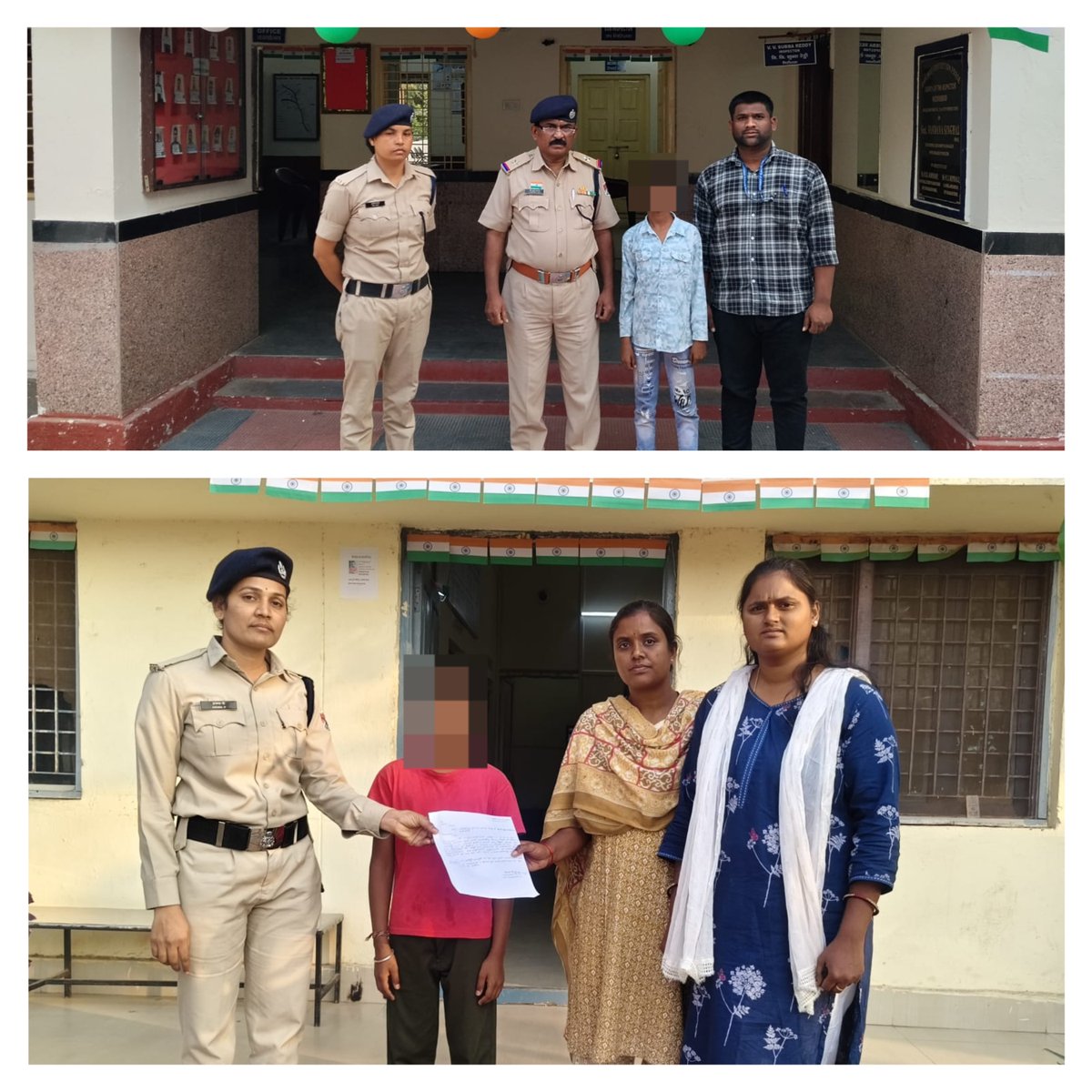 rpfscrhyb's tweet photo. #OPERATION #NANHE #FARISTE: On 27.01.26, RPF staff rescued 02 minor boys at @rpfpckcg and @rpfpcnzb. The rescued boys were handed over to the concerned CWC/Child Helpline under proper acknowledgement.
@RPF_INDIA
@rpf_scr1
@drmhyb @SCRailwayIndia https://t.co/gVgQtfktLB