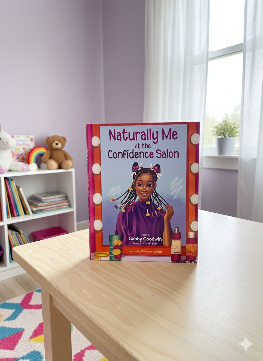 Add "Naturally Me at the Confidence Salon" to your little reader’s bookshelf — a story that celebrates natural beauty and self-love. ✨

Grab your copy today at book.gabbybows.com 📚 

#NaturallyMeAtTheConfidenceSalon #GabbyGoodwin #KidsBooksThatInspire