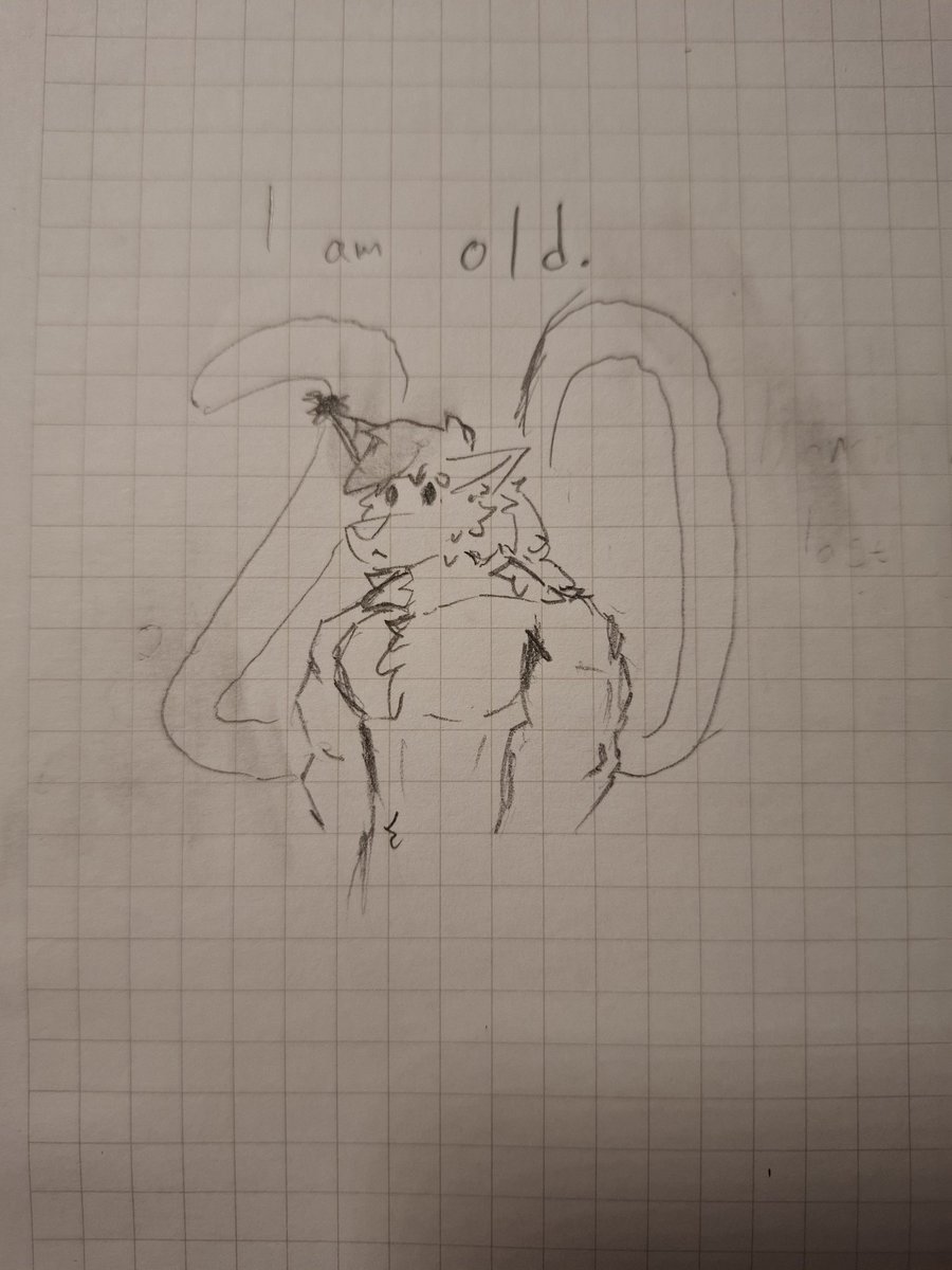 MatchaTheFerret's tweet photo. I am ancient now https://t.co/eX7KKUfOOZ