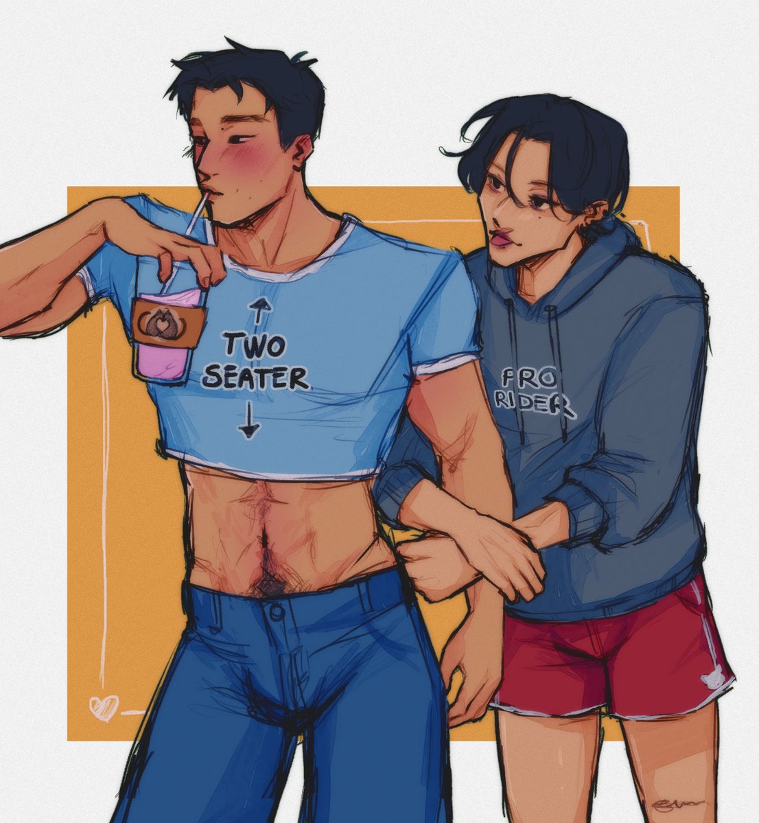 spicateez's tweet image. coupIe shirts..? 🐈🐈‍⬛