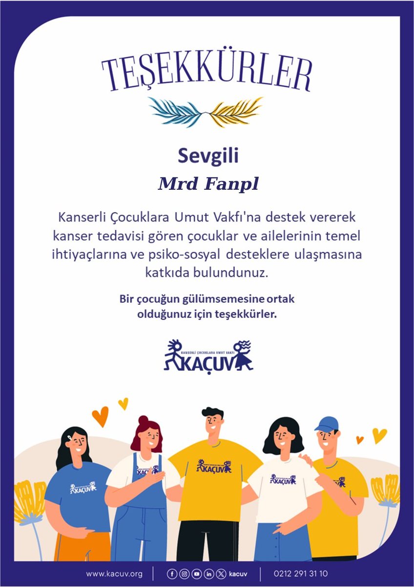 Jako fanpage MRDFanPL bardzo cieszymy się, że mogliśmy wziąć udział w tej wspaniałej akcji i wesprzeć ją swoją cegiełką.

NiceSenelere MertRamazanDemir