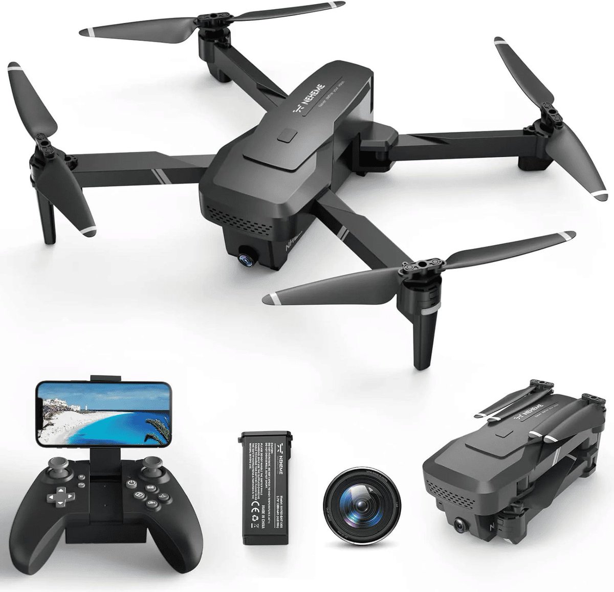 🚁 Ready to soar? The NEHEME #NH760 Upgraded Drone is your newbie-friendly flying buddy! 🌟 Easy take-off, 1080p HD camera, foldable design, and a 32-min flight time—all at just $99.99! Fly smarter, not harder! #DroneLife #Tech #Gadgets