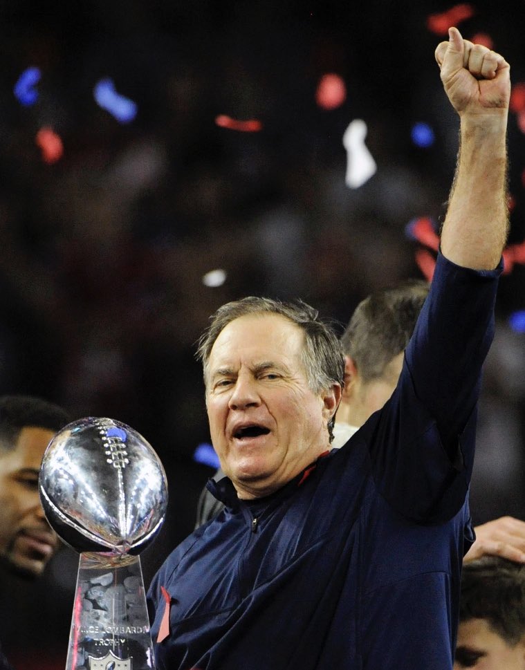Bill Belichick holds these records as a coach in the NFL…

Most Super Bowl wins: 8
Most SB wins as head coach: 6
Most SB appearances: 12
Most SB apps. as HC: 9
Most playoff wins as HC: 31
Most divisional titles as HC: 17

Somehow not a first ballot Hall of Famer.