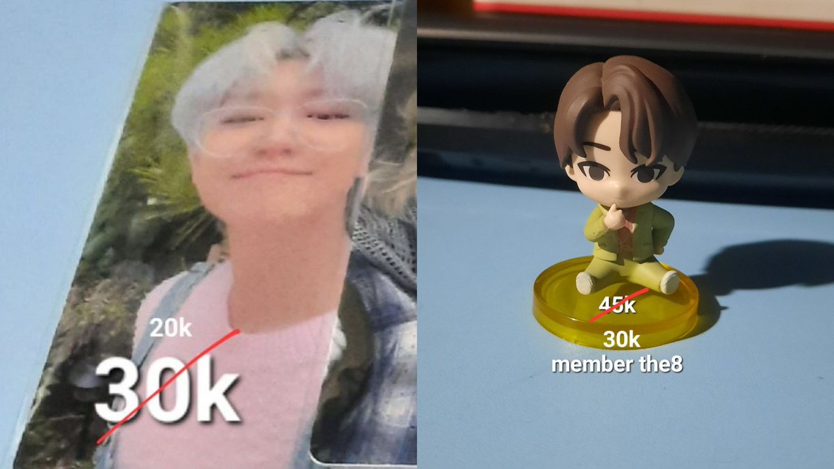 hao11noo10's tweet photo. yukk jajan masih avail aab the8 minghao seventeen, harga sudah inc all, bisa take all kalau mau 40k aja.
Tag wts pc photocard the8 minghao seventeen svt https://t.co/tu8wzVKUR2