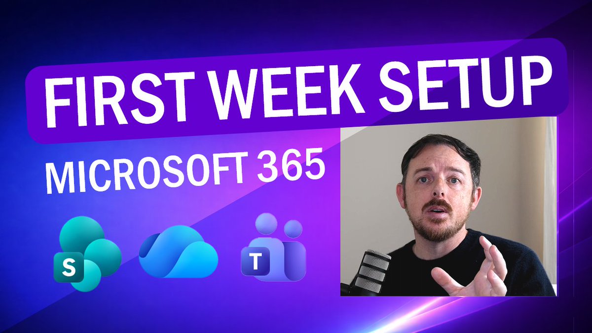 MichaelPierce's tweet photo. Starting a new job?

Week one isn’t about speed — it’s about setup.

I made a short walkthrough for getting started right in Microsoft 365.

Link in comments 👇 https://t.co/uUpAzbMIO3
