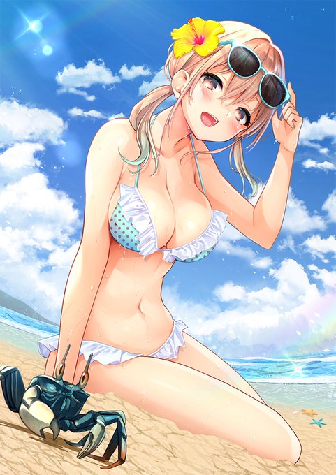 #くそ寒いので水着を貼る 