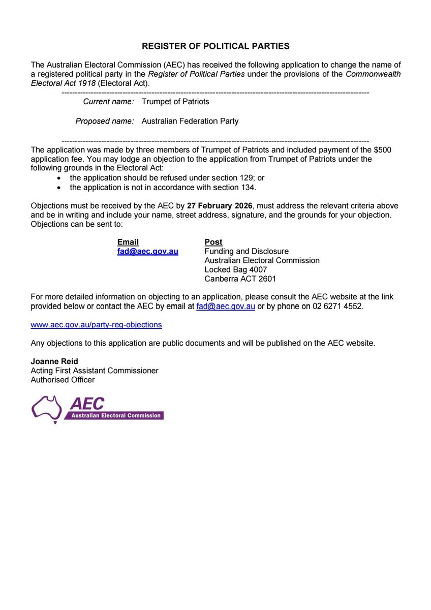 ExpertOracle's tweet image. BumTrumpets of Parrots seeking a name change. Got to say, an Australian federation seems a good idea. Surprised nobody thought of it in the late 1800s