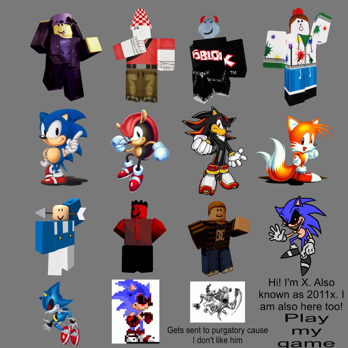 Hypothetical what if the IHAFL cast got sent to X’s World.

#IHasAFaceLULZ