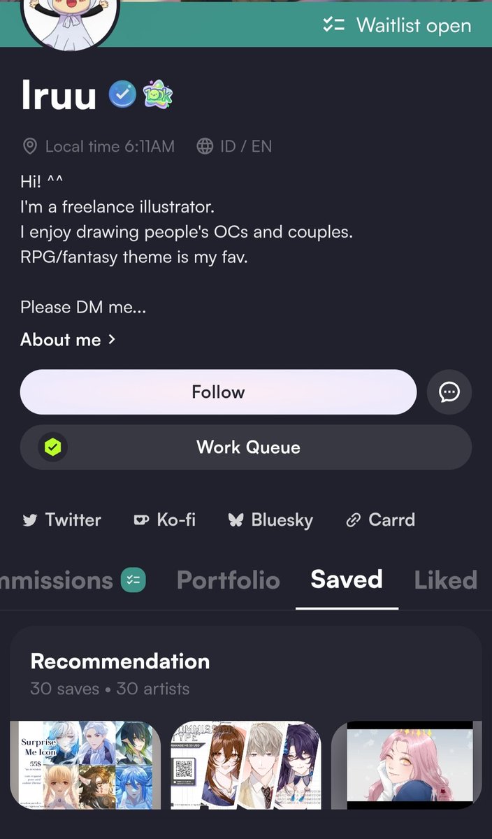 iruu ✧ Comm Open tweet media