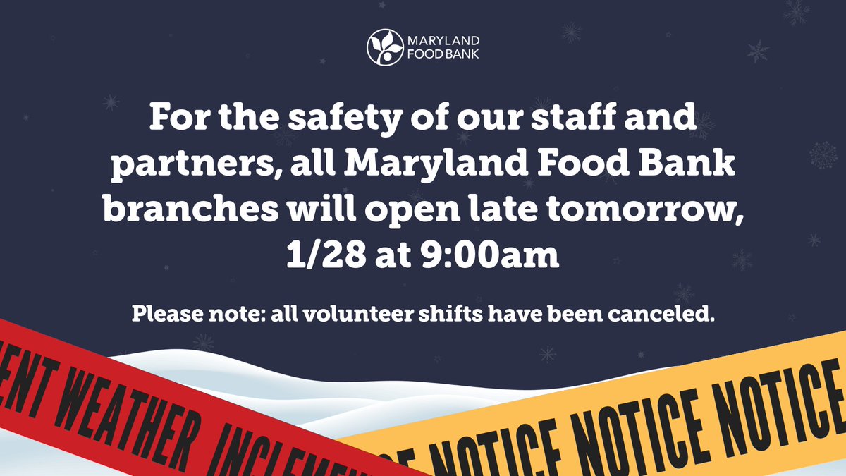 Maryland Food Bank tweet media