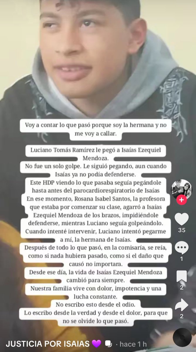 bofe_y's tweet photo. Ley Penal Juvenil todos conocerán el caso de Isaías Mendoza golpeado en septiembre x un compañero.Lo dejó en coma.Con la necesidad de 3 vacunas de 11 millones cada una celulas madre.todo x este simio,Ven porqué es importante salga la Ley se apruebe #JusticiaPorIsaíasMendoza https://t.co/lXQ9f7pa1J