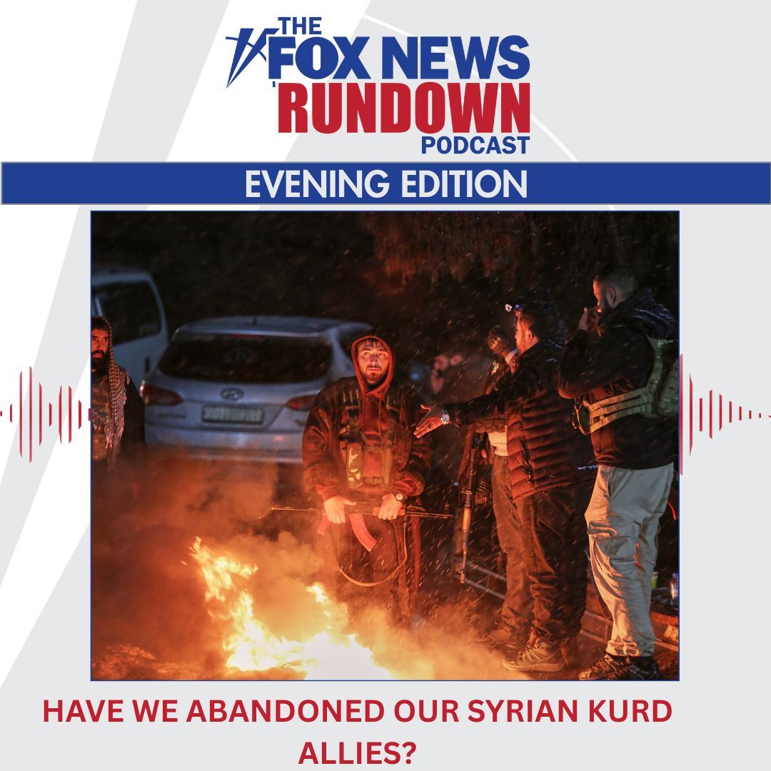 foxnewsradio's tweet image. #FoxNewsRundown: Evening Edition #podcast. Have we abandoned our Syrian Kurd allies? @FoxEbenBrown speaks with @MissDiagnosis 

Listen &amp;amp; subscribe here:
buff.ly/Kmrv2WE