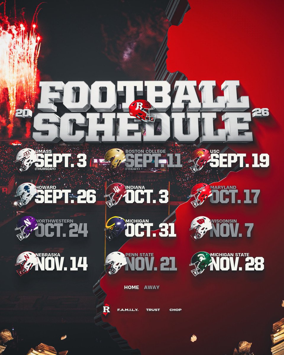 RFootball's tweet image. DON’T MISS A MOMENT 🪓 

🎟️ tinyurl.com/RutgersFootbal…