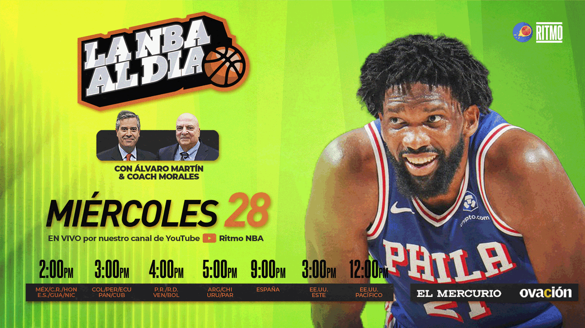 ¡MIÉRCOLES DE NBA AL DÍA! 🏀

Los esperamos a todos para repasar la actualidad de la mejor liga de básquetbol del mundo.

¡No se lo pierdan! 🔥