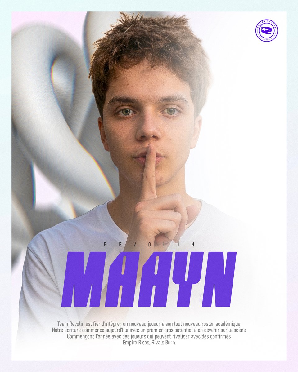 Bienvenue <a href="/Maayn7x/">MaaynBall</a>⚡️

Un nouveau talent rejoint la Team Revolin Académie.
Objectif : apprendre, progresser et performer aux côtés des meilleurs🔥

#TeamRevolinAcademie