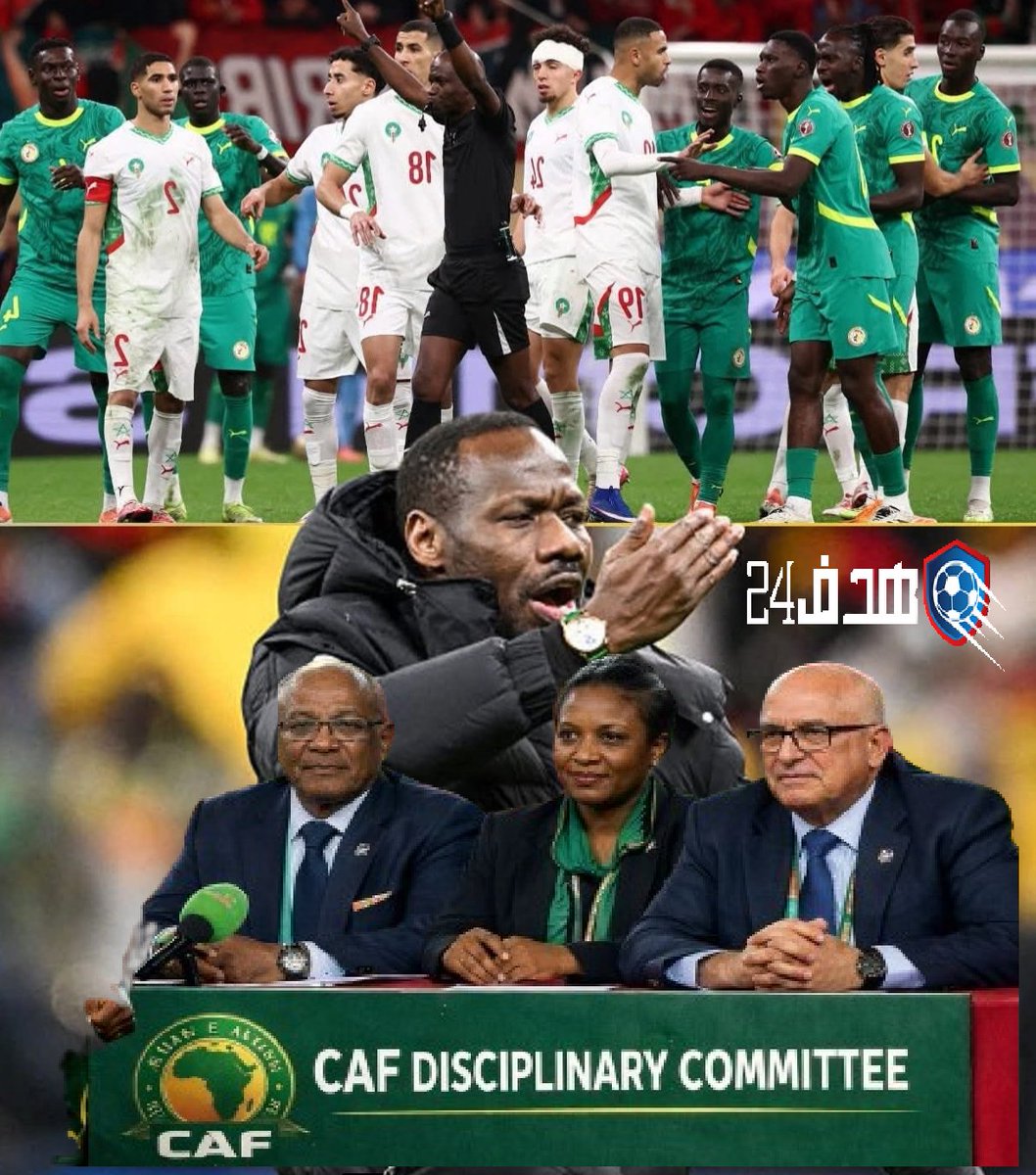 📷عاجل بلاغ  الإتحاد السنغالي والطرح سخن مع لجنة الانضباط التابعة  الإتحاد الأفريقي ... 
 
✍️✍️  shorturl.at/RQrkh   ✍️✍️

#CAF #Senegal #Maroc #AFCON2025