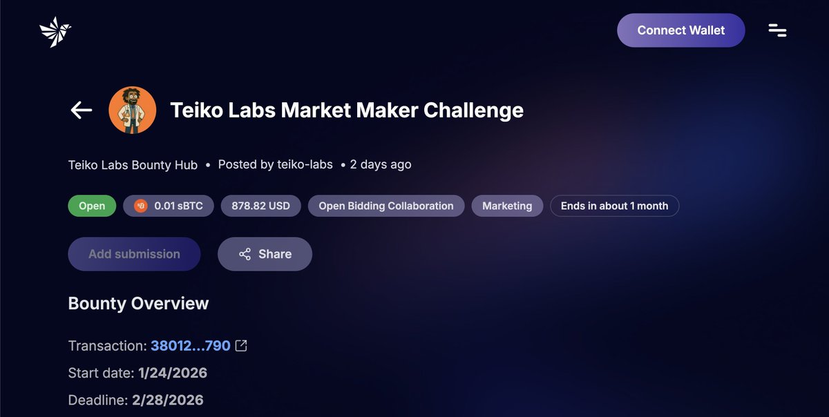 Teiko Labs <a href="/TeikoLabs/">Teiko Labs 🧪</a> caused our traffic to pike so high, that the analytics tool sent me an alert that <a href="/zeroauthdao/">Zero Authority DAO 🏹</a> looks like there might be a DDOS attack 
Reward is 0.01 sBTC on <a href="/Stacks/">stacks.btc</a> 
1,000,000 sats