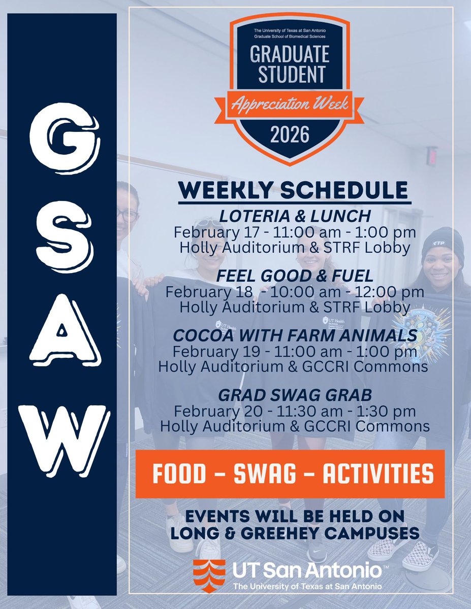 UT Health SA Grad School of Biomedical Sciences tweet media