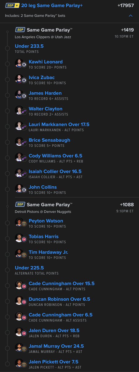 SGP_Vick's tweet photo. 🚨🚨 NBA MEGA LOTTO COLLAB 🚨🚨

⚠️ @BrookieJ07 ⚠️

⚠️ @SGP_Vick  ⚠️

💰+17,957 💰

WE TRIED TO KEEP IT NICE &amp; SIMPLE WITH THE LINES TONIGHT!!!!

WITH &amp; WITHOUT THE UNDERS ✅

https://t.co/lnI22xG0uD

https://t.co/2QJopY0jWY https://t.co/MtuOZ9HFsr