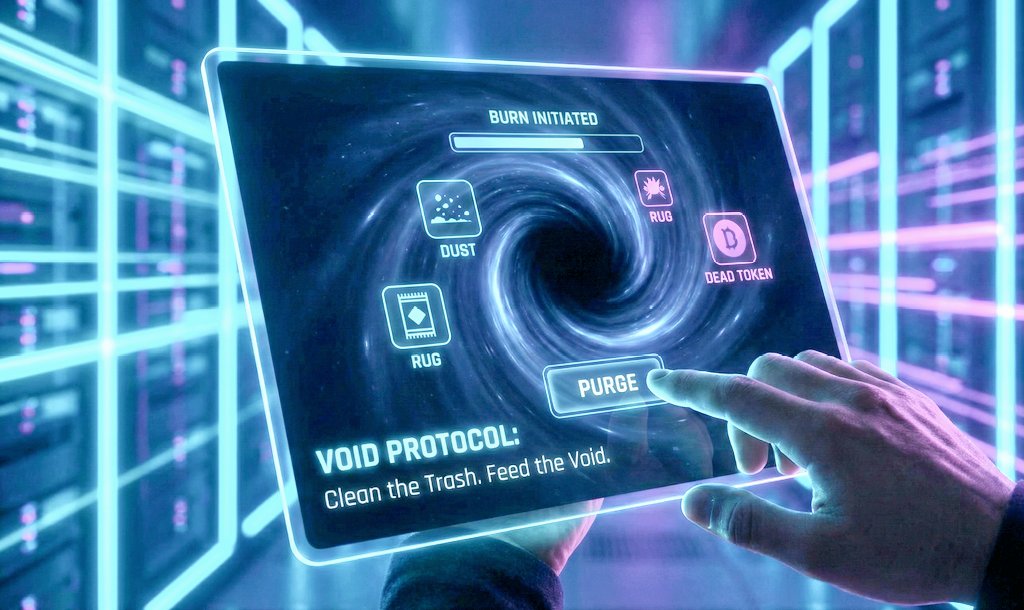 The5Void's tweet photo. @elonmusk @cb_doge VOID PROTOCOL is not yet open to the public.
The Architects are finalizing the launch sequence.
​STATUS: IMMINENT.
INSTRUCTION: Remain on standby. Monitor communications.
​"Clean the Trash. Feed the Void." https://t.co/FWcgygn0yq