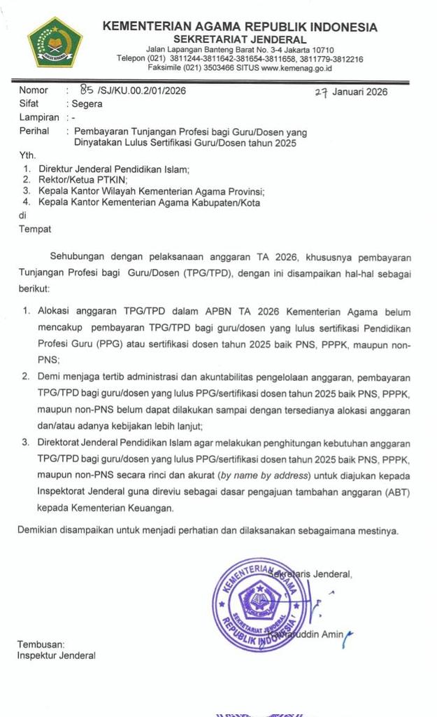 direktoridosen's tweet image. kabar buruk dari kemenag.
baru lulus serdik dan serdos guru dan dosen kemenag?

tidak akan dibayar oleh kemenag, karna duitnya kagak ada.

🔥🔥🔥