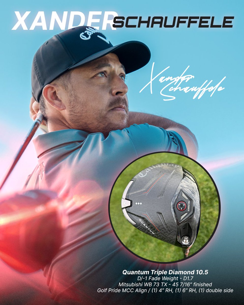 Xander's New Gamer🔥 <a href="/XSchauffele/">Xander Schauffele</a> gets his 2026 season started this week in his hometown at Torrey Pines, but it's not all nostalgia and old memories—he's got some new lumber in the bag. 👀

Quantum Triple Diamond 10.5