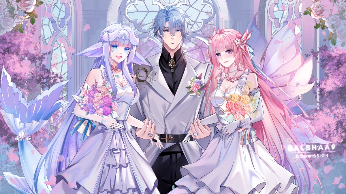 salshaa9_'s tweet image. °❀⋆.ೃ࿔*:･ Valentine Art Raffle °❀⋆.ೃ࿔*

Prize: Wedding Couple Art. (This will be a YCH in the future, but the pose is still a secret🌸)
2 winners 

Rules:

1. Follow, Like, and RT this tweet.
2. RT my pinned post

end 2nd february
#yumetwt #artraffle #smallartists