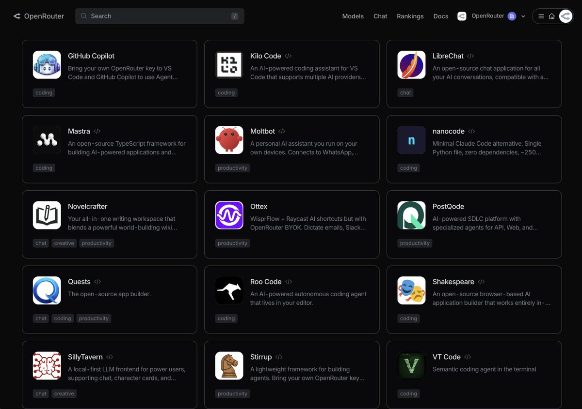 OpenRouter tweet media