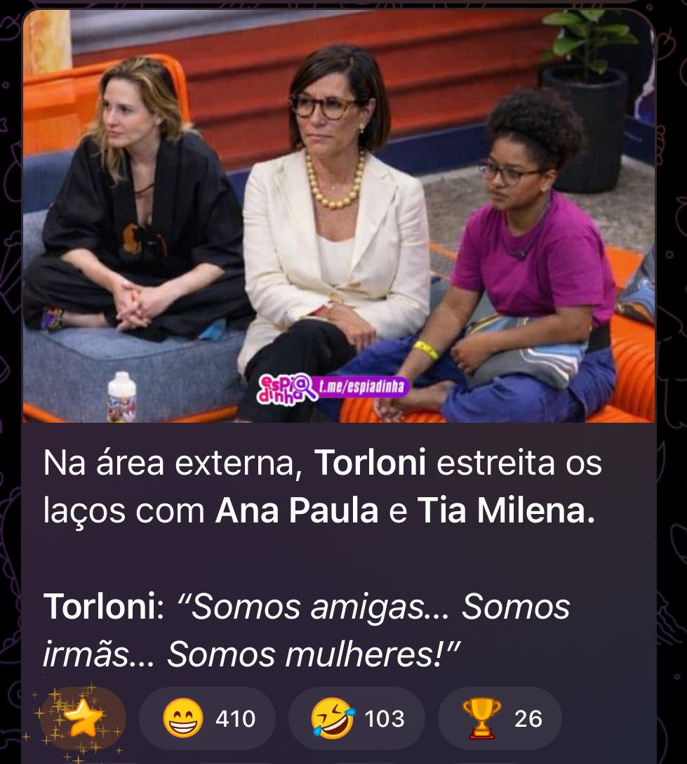 canalespiadinha's tweet image. #BBB26