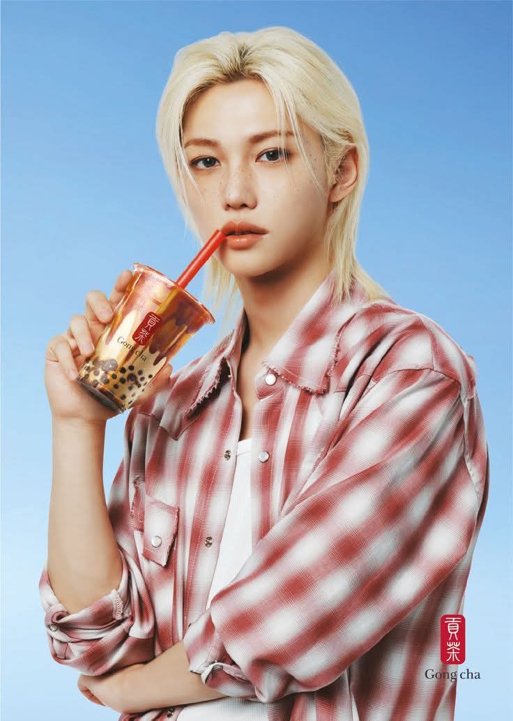 kbgmedia's tweet image. Gong Cha Colombia has confirmed that their partnership with #Felix from #StrayKids will continue through 2026, with additional projects and content planned.