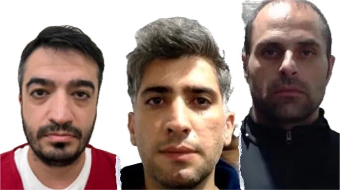 ICEgov's tweet image. FORMER IRGC MEMBERS DEPORTED BACK TO IRAN

Ehsan Khaledi, Mohammad Mehrani and Morteza Nasirikakolaki — all three came to the U.S. illegally in 2024, and all three were on a flight back home to Iran this past weekend.

Foreign terrorist organizers are NOT welcome in our country.…