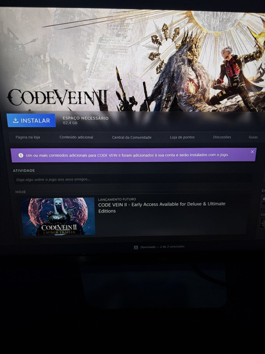 Vamos lá baixar o #CODEVEIN2!
Muito obrigado, <a href="/BandaiNamcoBR/">Bandai Namco Brasil</a>!
#CriadorBandai
