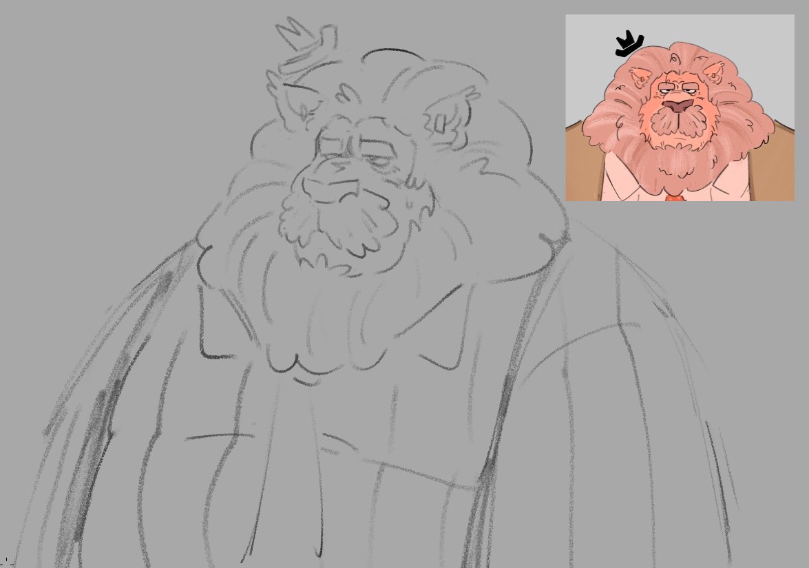 Forgot to post this doodle i did last night as a warm up