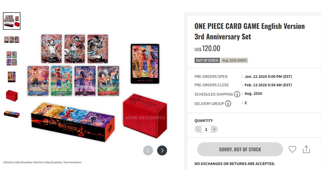 One Piece TCG - Deals and News tweet media