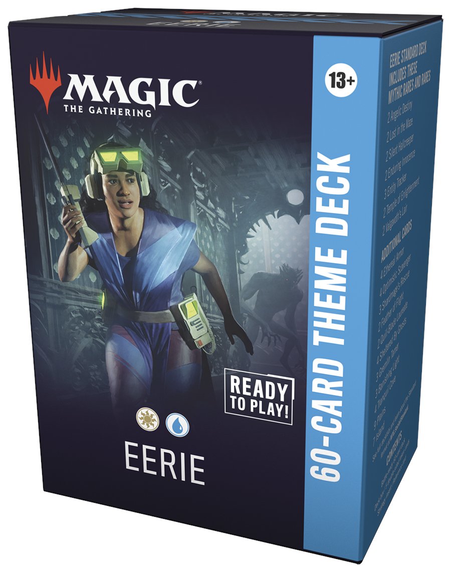 cube_mtg's tweet image. ストリクスヘイヴンの秘密と一緒に出るテーマデッキ。また横にリスト記載ある。
強い再録があるかどうか誰か読み取ってくれー（他力本願