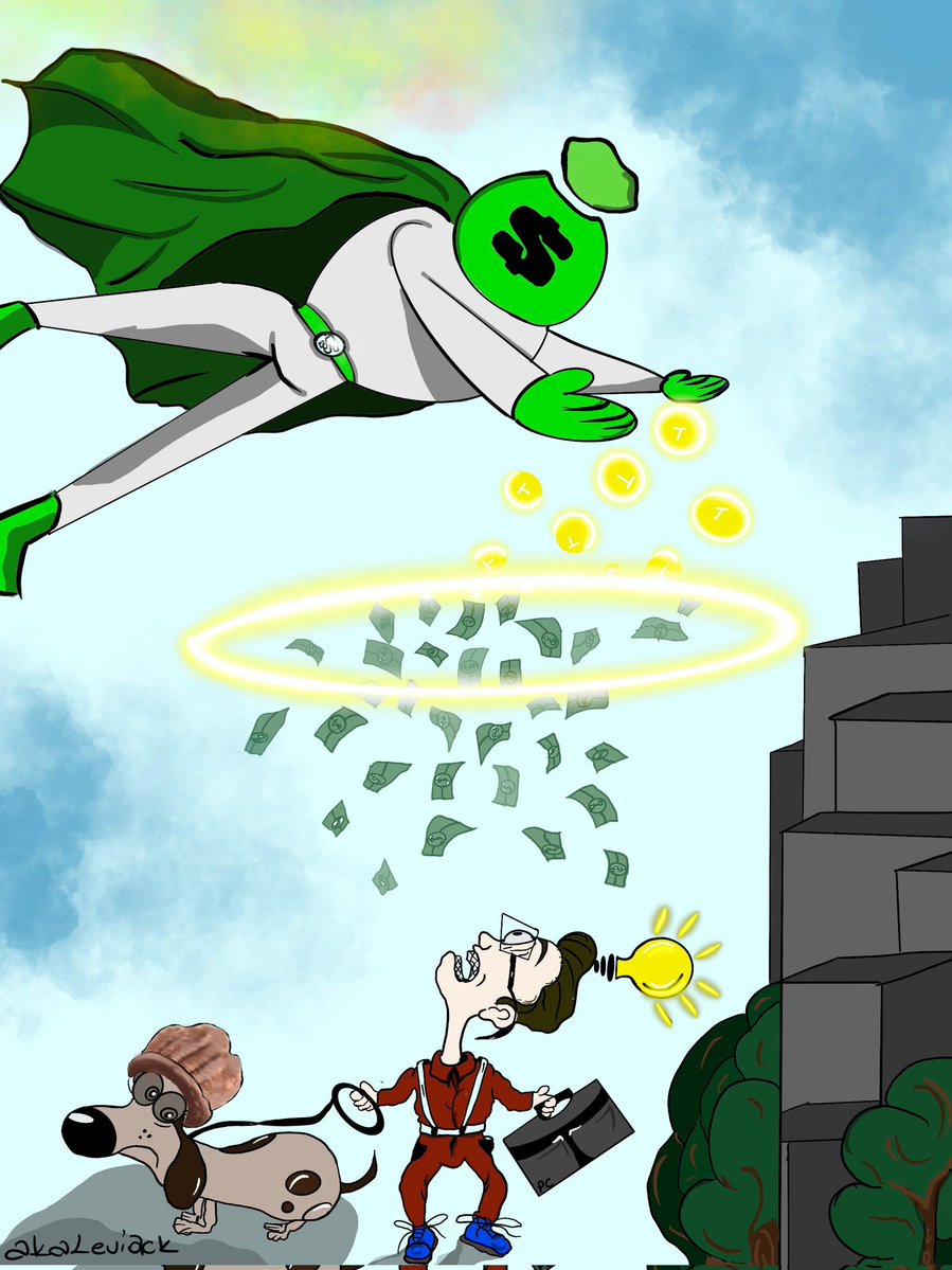 akaleviack's tweet image. 1/ Dr. Bags 
@finnbags @BagsApp
This is not a shill.
This is definitely not a “wen moon” story.
This is the story of someone who lost — but didn’t run away.