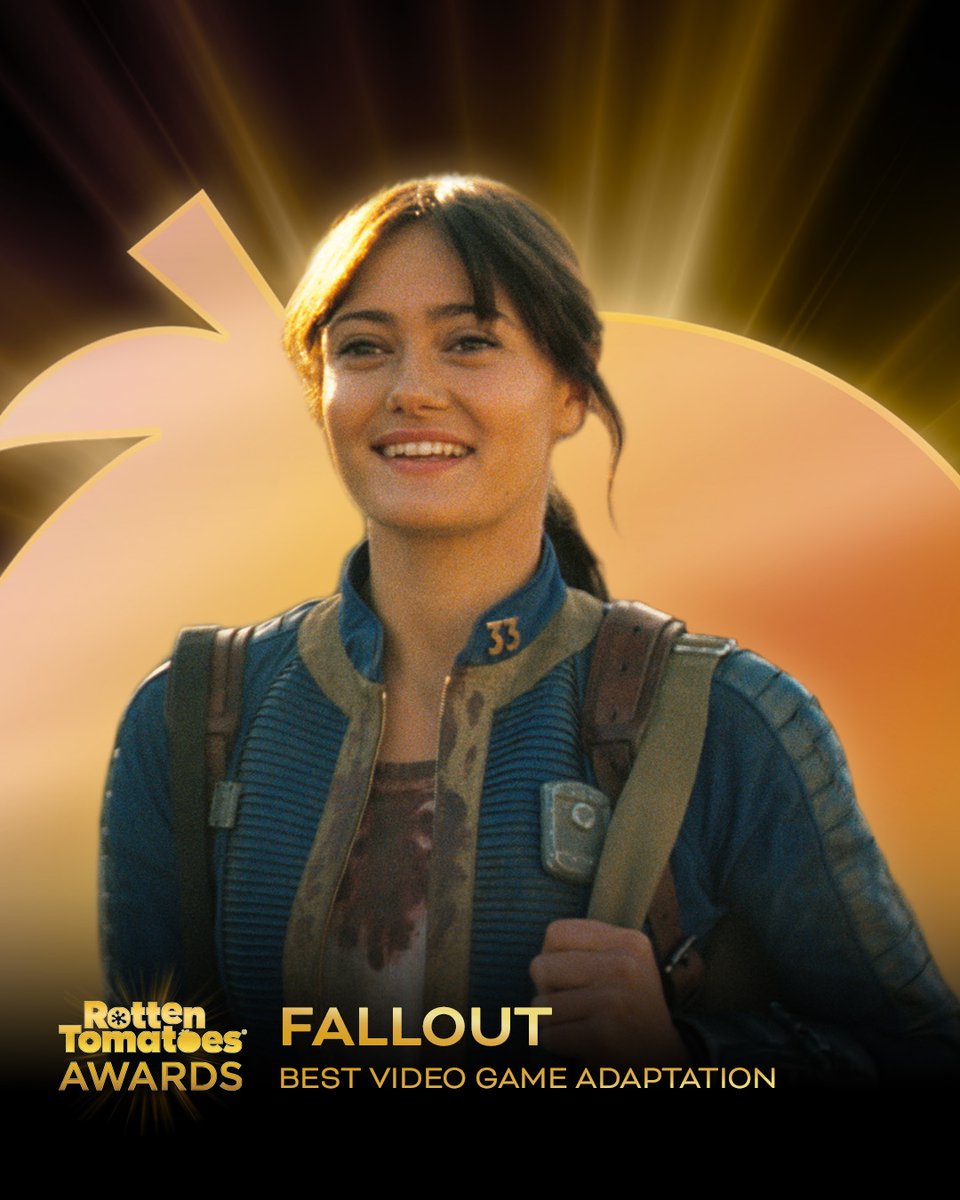 Our fans have spoken and #Fallout wins Best Video Game Adaptation.  

Congratulations! editorial.rottentomatoes.com/article/rotten…