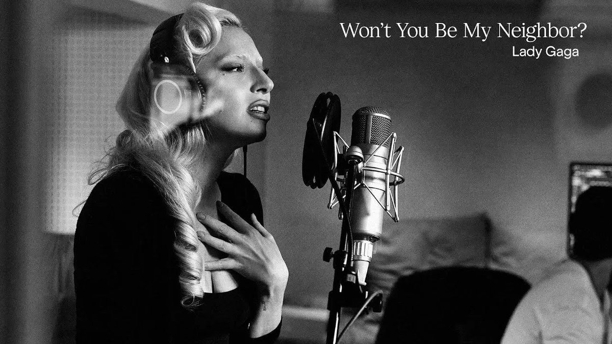 d100's tweet image. Lady Gaga Covers Mister Rogers’ “Won’t You Be My Neighbor” d100.news/TQbrY6